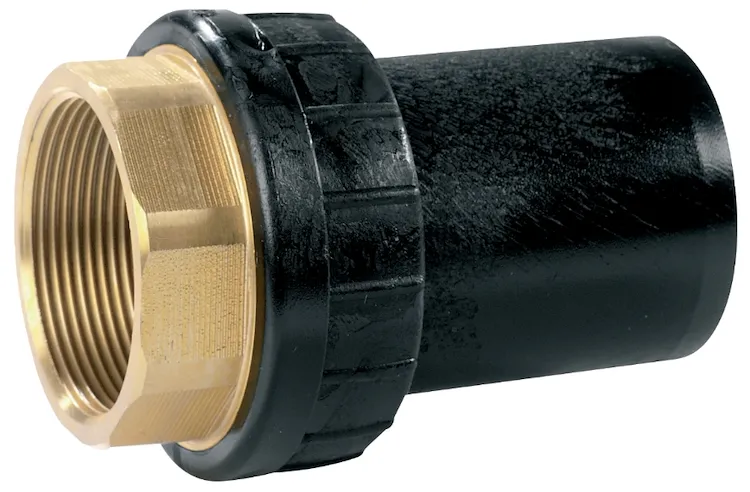 Raccordo di transizione pe/ottone diritto filettato f gas/acqua 50x1"1/2 codice prod: DSV14431 product photo