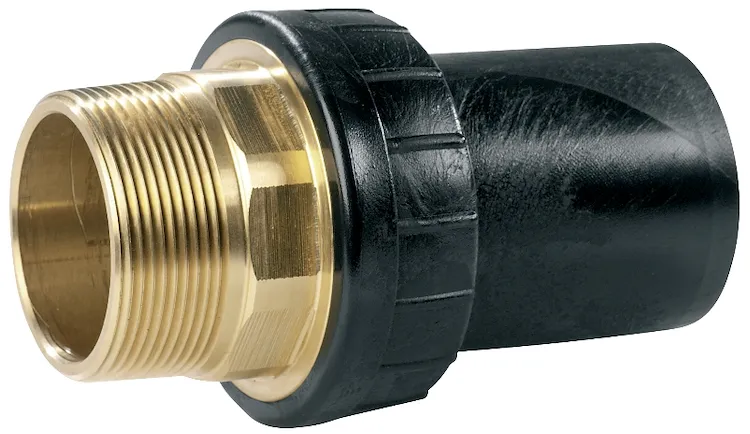 Raccordo di transizione pe/ottone diritto filettato m gas/acqua 25x3/4" codice prod: DSV14420 product photo