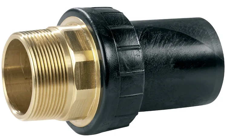 Raccordo di transizione pe/ottone diritto filettato m gas/acqua 32x1" codice prod: DSV14421 product photo