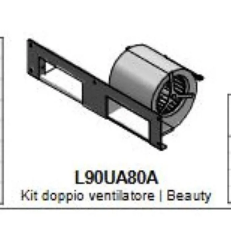 KIT VENTILAZIONE BEAUTY-JAZZ codice prod: L90UA80A product photo