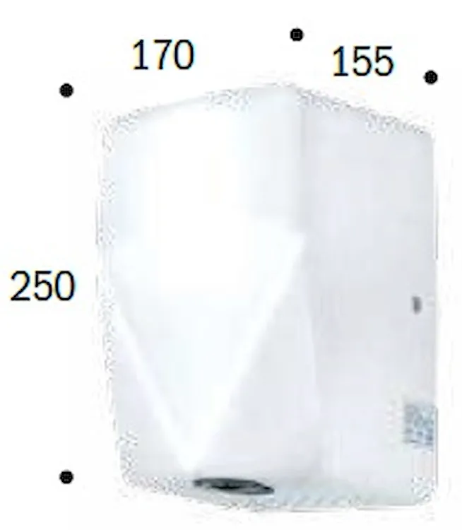 Asciugamani elettr.inox vernic.bco 230v codice prod: DSV16604 product photo