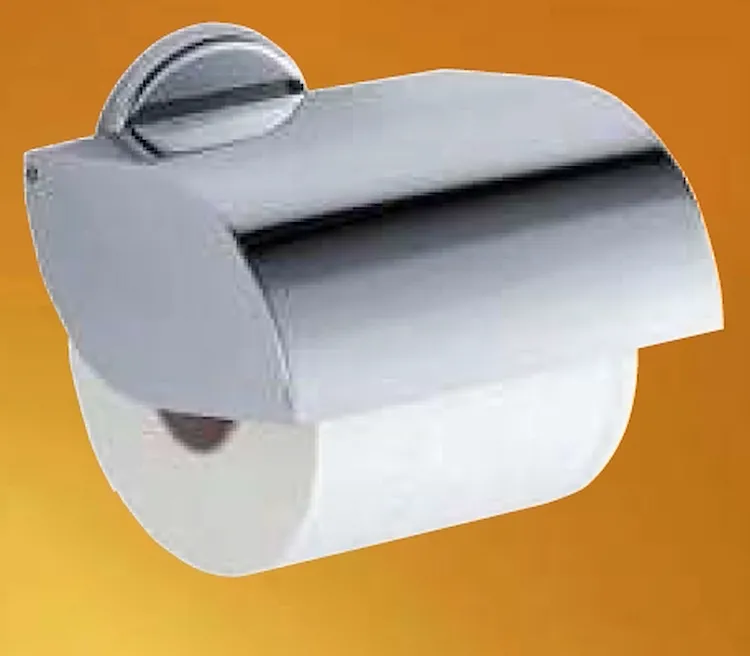 Portarotolo c/coperchio cromo  codice prod: DSV11822 product photo