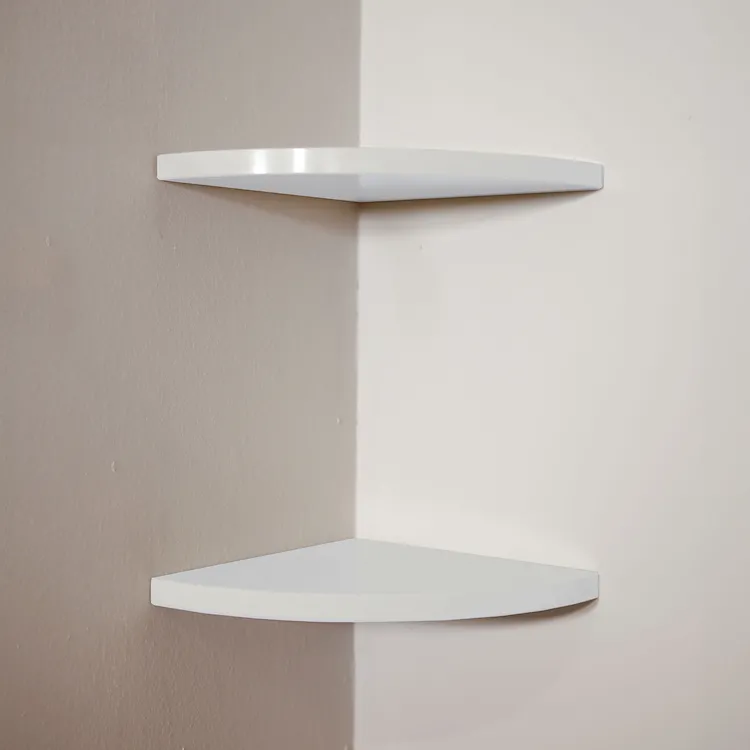 Easy Shelf doppia mensola doccia multiuso angolare a scomparsa in marmo resina silk light product photo