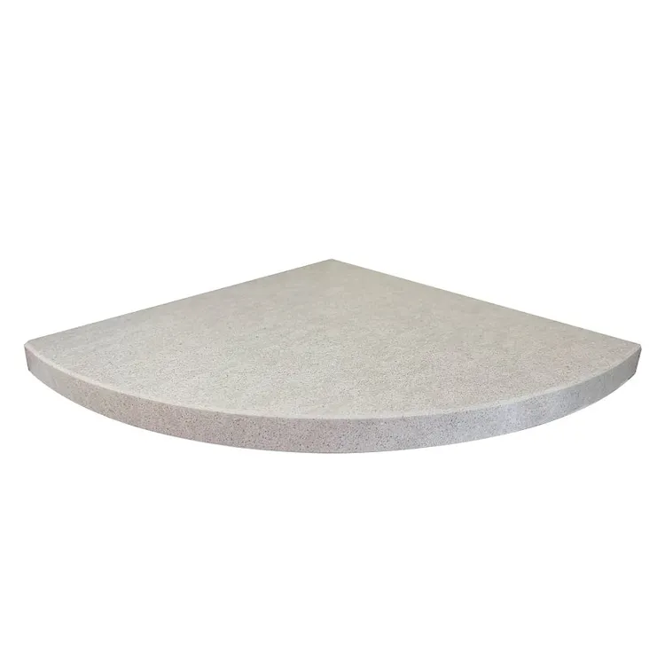 Easy Shelf Mensola angolare a scomparsa in marmo resina silk beige lucido codice prod: SKEAS1LU18 product photo
