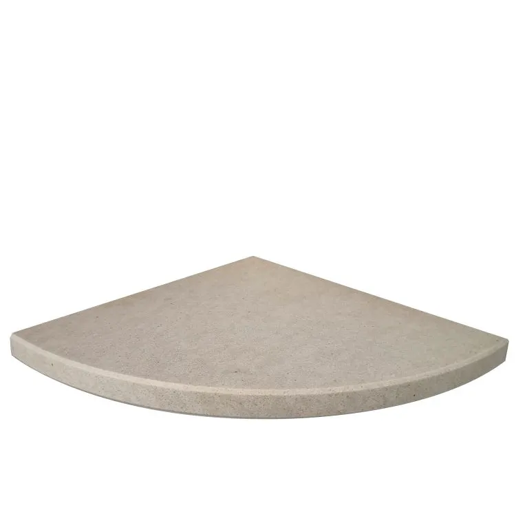 Easy Shelf Mensola doccia multiuso angolare a scomparsa in marmo resina silk beige mat codice prod: SKEAS1MA18 product photo