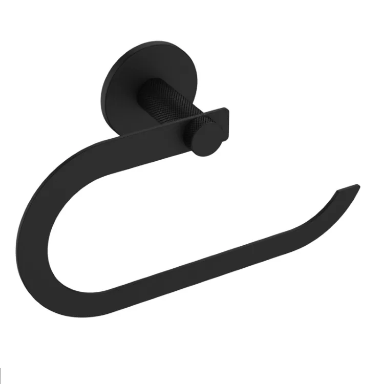 Astral porta salviette da parete con anello nero codice prod: A213160NE product photo