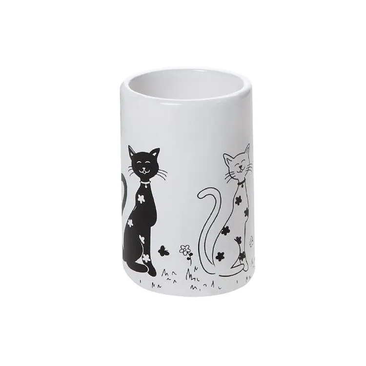 Fibi bicchiere da appoggio in ceramica bianco codice prod: QC7100 product photo