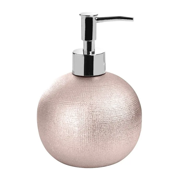 Glitter dispenser sapone da appoggio in ceramica rame codice prod: QF2120RA product photo