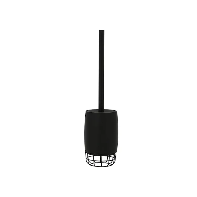 Grid porta scopino da appoggio in poliresina e ferro nero codice prod: QG1140NE product photo
