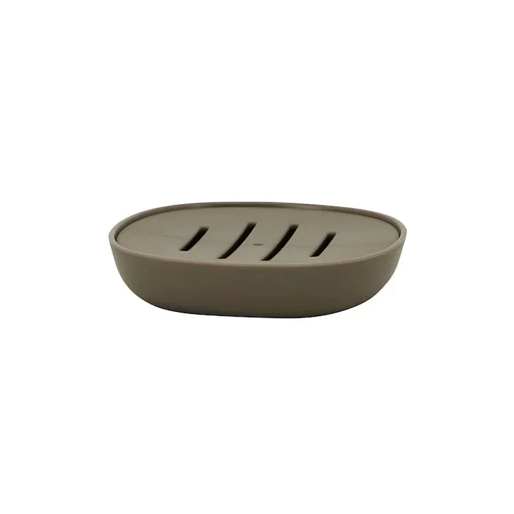 Kubik porta sapone da appoggio in plastica beige codice prod: QG2110BE product photo