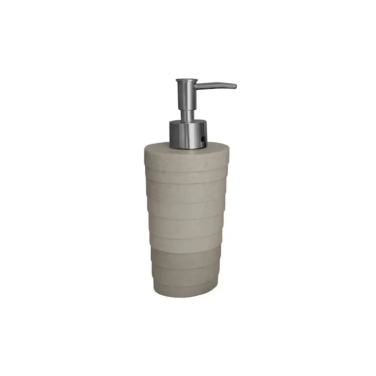 Layer dispenser sapone da appoggio in poliresina marrone codice prod: QD7120MA product photo