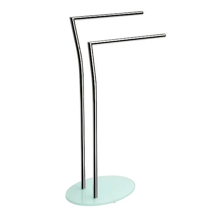 Piantana lavabo con 2 porta salviette cromato codice prod: QV085ADW product photo