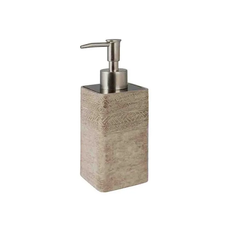 Ramses dispenser sapone da appoggio in cemento marrone codice prod: QD3120MA product photo