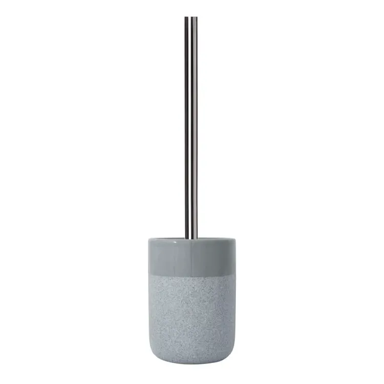 Rock porta scopino da appoggio in ceramica grigio codice prod: QG3140GR product photo