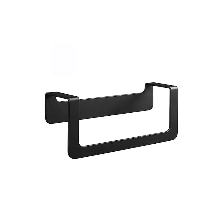 Skyline porta salviette a parete ad anello nero codice prod: A202160NE product photo