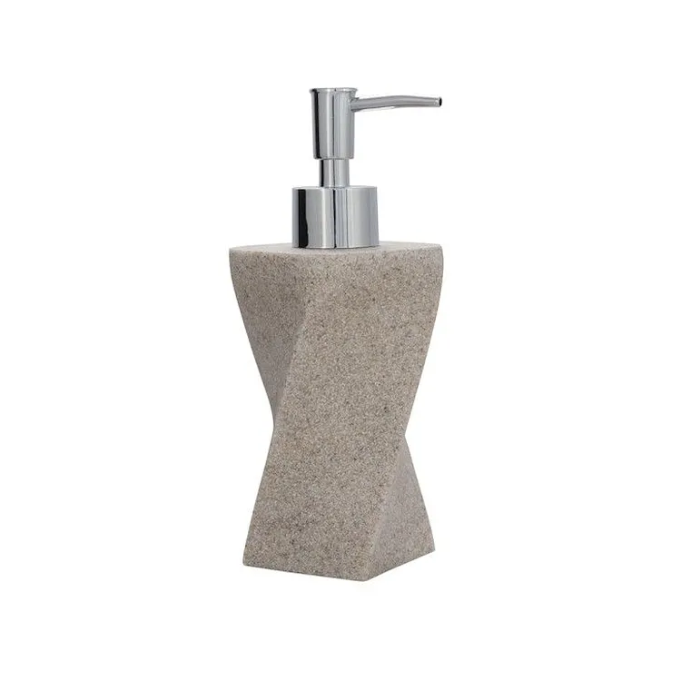 Stone dispenser sapone da appoggio in resina bianco codice prod: A102120IMP000 product photo