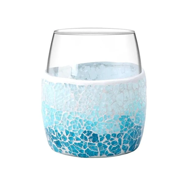 Summer bicchiere da appoggio in vetro blu codice prod: QF7100AZ product photo