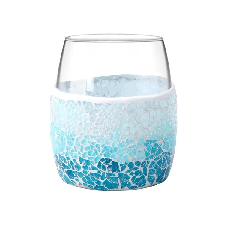 Summer bicchiere vetro blu codice prod: QF7100AZ product photo