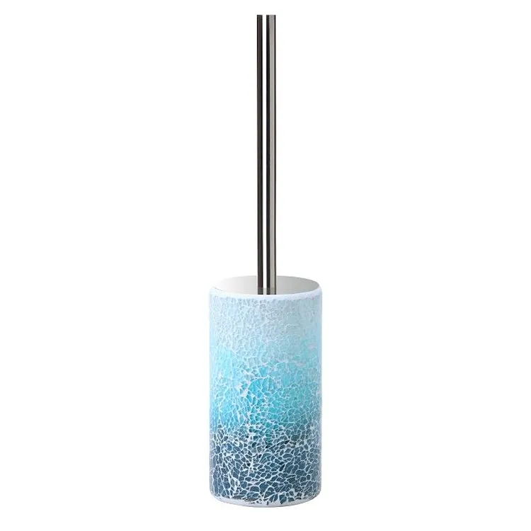 Summer porta scopino da appoggio in vetro blu codice prod: QF7140AZ product photo
