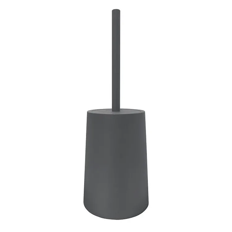 Tower porta scopino da appoggio in plastica grigio con manico codice prod: QF1140GR product photo