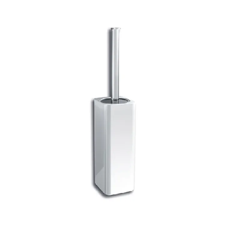 Cento 121 portascopino a parete ceramica bianco cromato codice prod: 11801210200 product photo