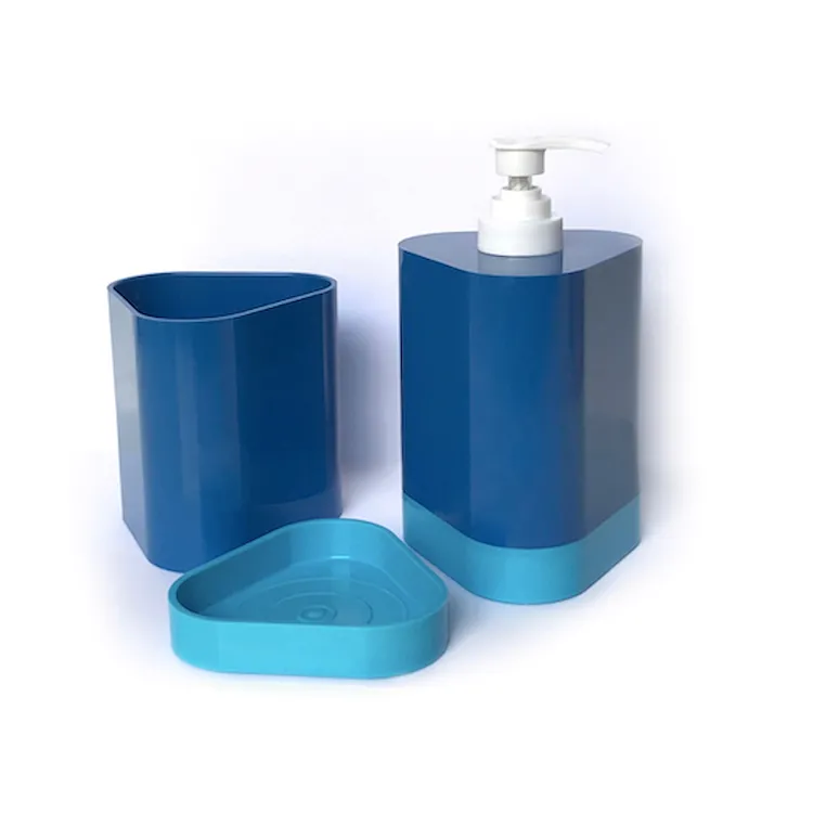 Margherita kit dispenser + bicchiere + porta sapone blu codice prod: 13779990700 product photo
