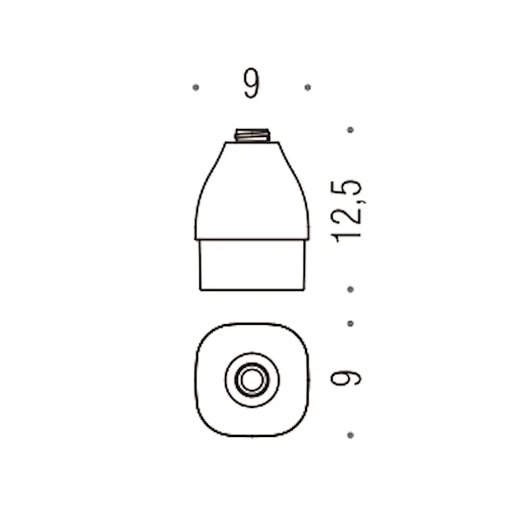 Alizé contenitore per dispenser sapone cromato codice prod: B93700-VAN product photo
