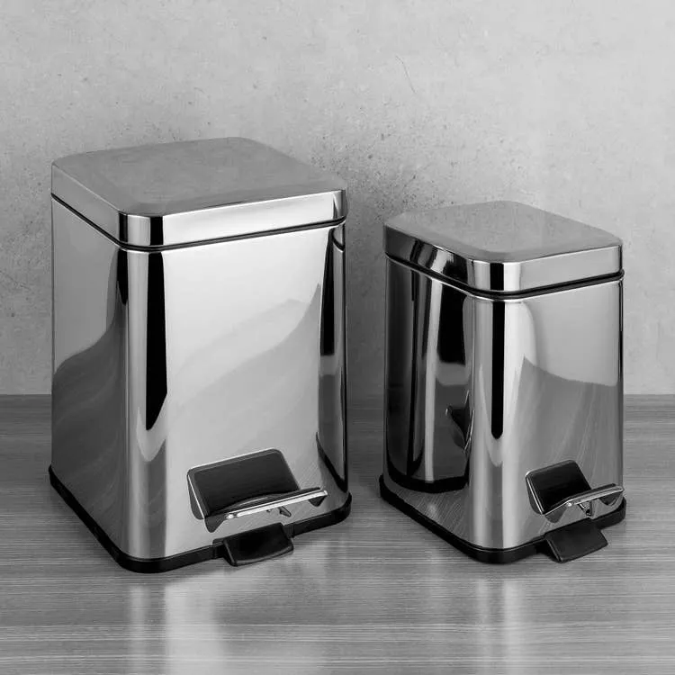 Aliz&eacute; poubelle pattumiera 6 lt cromato codice prod: B92110CR product photo