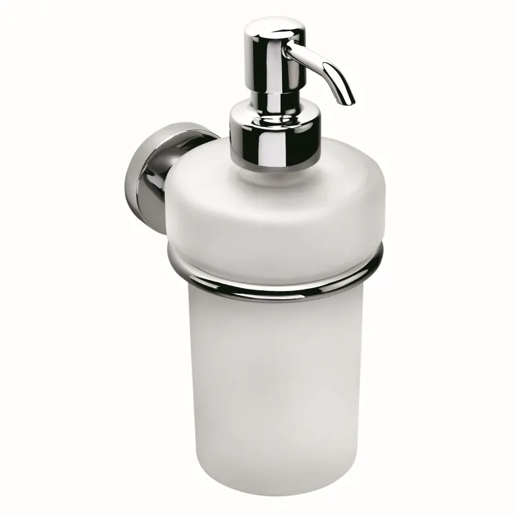Basic dispenser sapone a parete vetro satinato cromato codice prod: B93320CR-VAN product photo