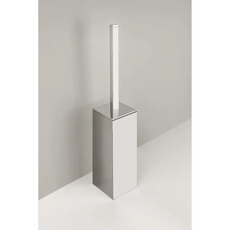 Basic Q porta scopino da appoggio cromato codice prod: B37060CR product photo