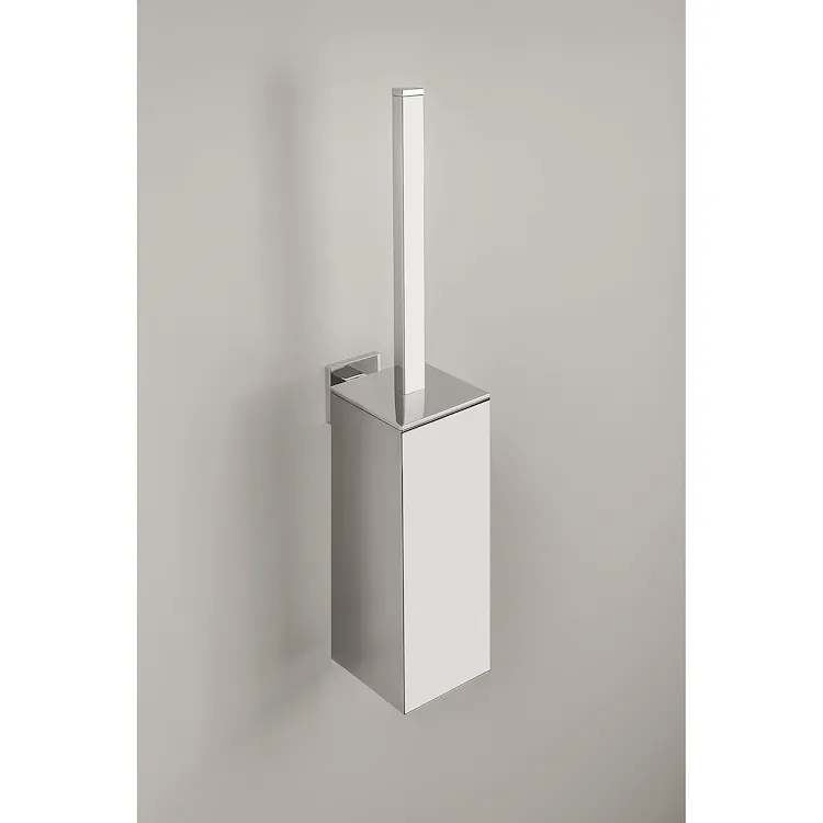 Basic Q porta scopino da muro cromato codice prod: B37070CR product photo