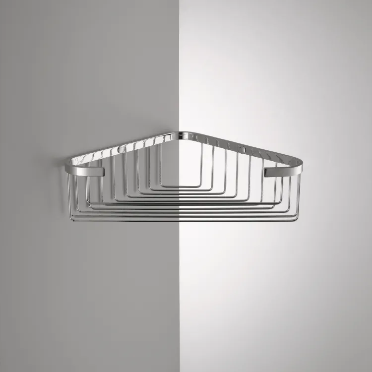 Contract griglia porta oggetti doccia angolare cromata codice prod: B96130CR product photo