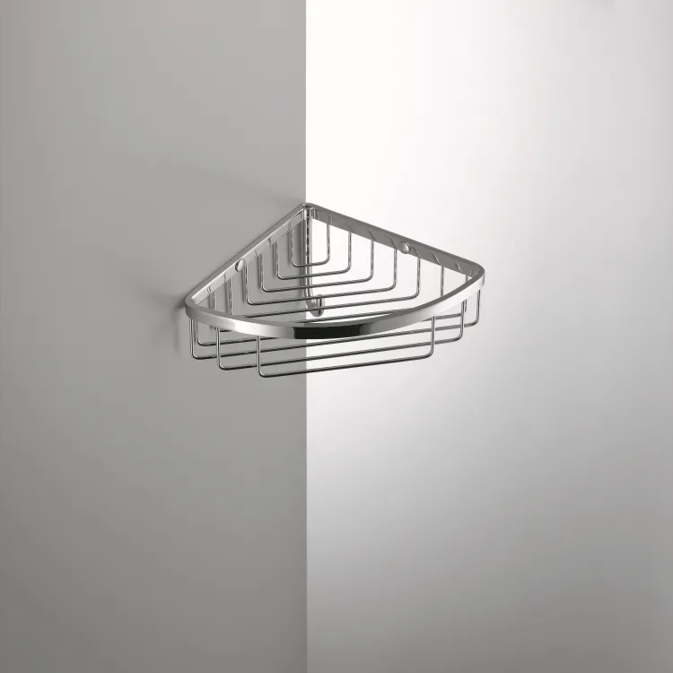 Contract griglia porta oggetti doccia angolare semplice con gancio cromata codice prod: B96160CR product photo