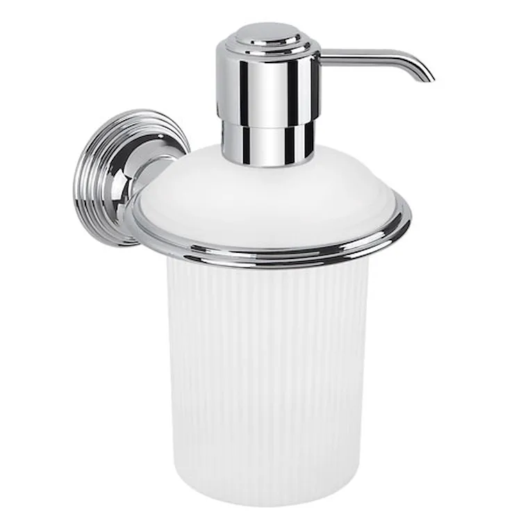 Hermitage dispenser sapone vetro acidato naturale cromato codice prod: B93350CR-VAN product photo