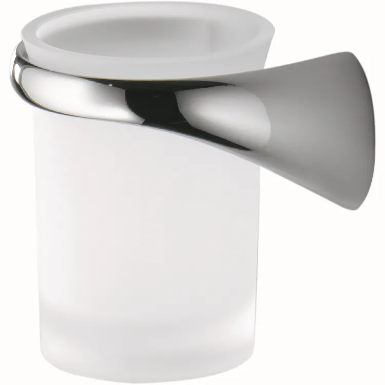 Link porta bicchiere a parete sinistra cromato codice prod: B2402SCR-VAN product photo