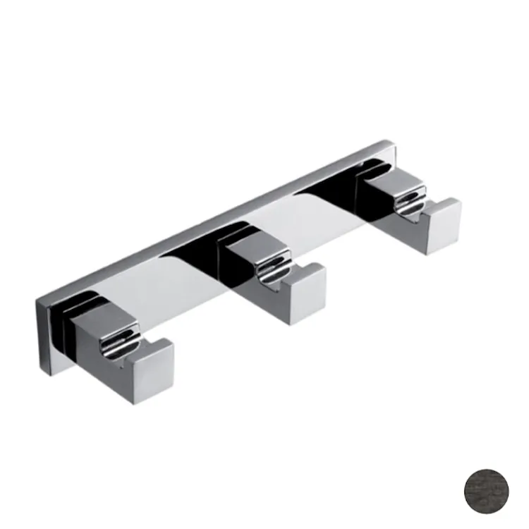Look appendiabiti triplo grafite opaco codice prod: BLC37-GM product photo