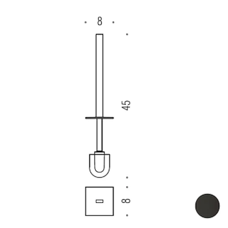 Look manico con ciuffo grafite codice prod: B16580GL product photo