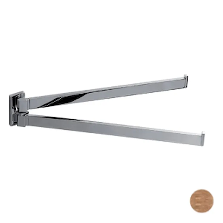 Look porta salviette doppio a snodo 33,5 cm vintage opaco codice prod: B16120VM product photo