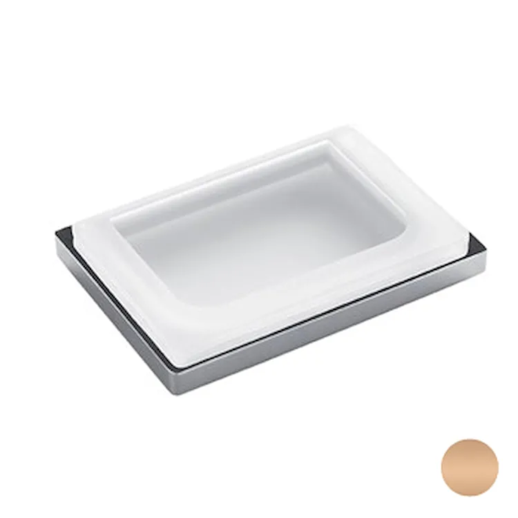 Look porta sapone da appoggio vetro acidato vintage codice prod: B16400VL-VAN product photo