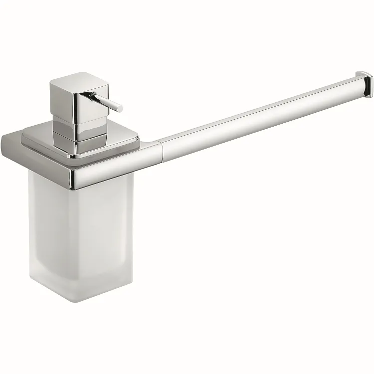 Lulù dispenser sapone e porta salviette 32,5 cm sinistra per bidet cromato codice prod: B62740CR-VAN product photo