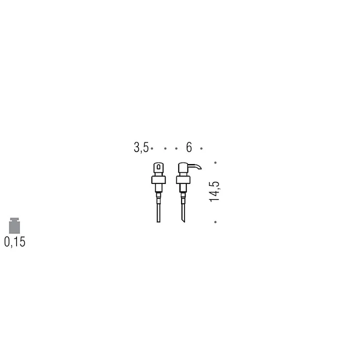 Lulu' erogatore cromato codice prod: B93560CR product photo