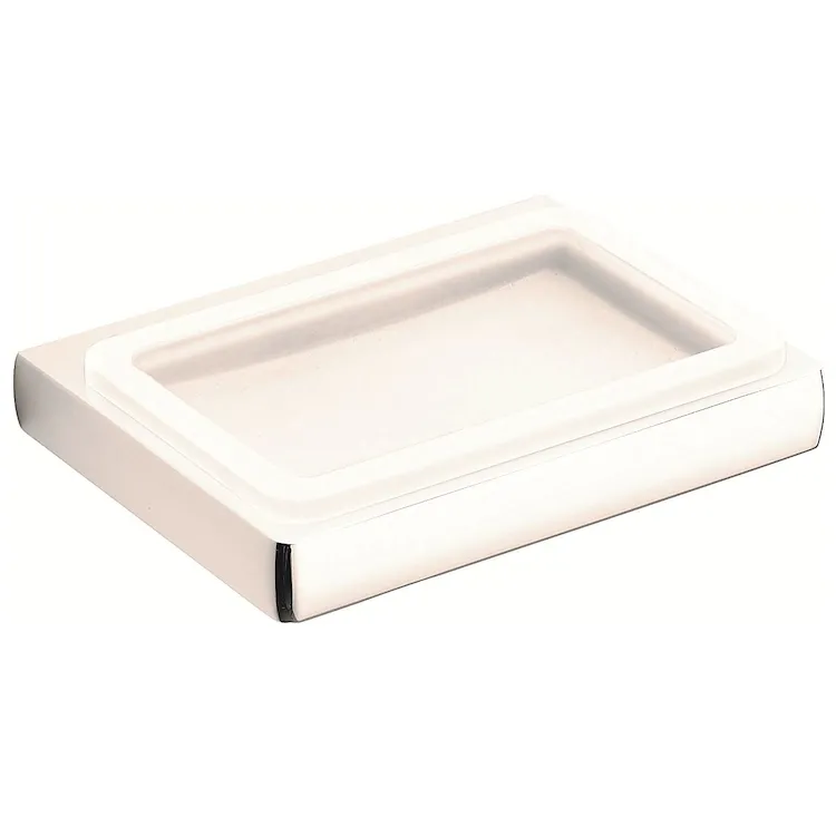 Lulu' vetro ricambio per porta sapone bianco codice prod: B62510-VAN product photo