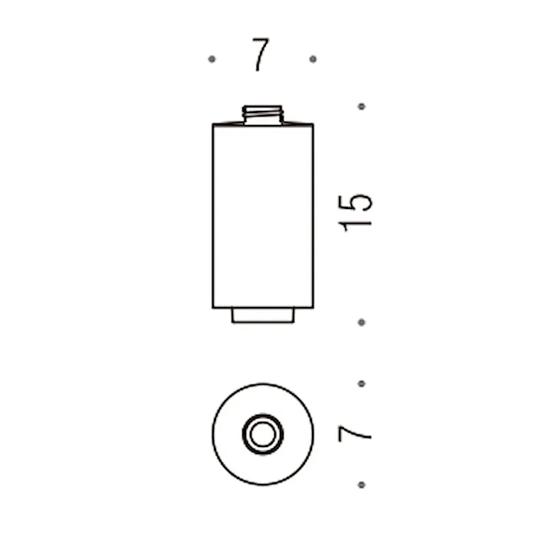 Nordic contenitore dispenser sapone satinato codice prod: B93660-VAN product photo