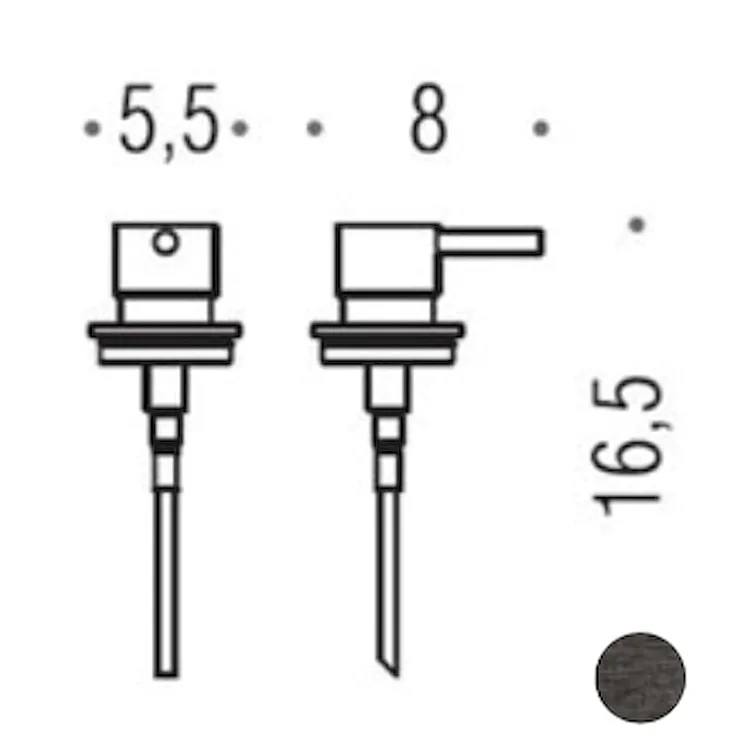 Plus pompetta spandisapone grafite opaco codice prod: W49530GM product photo