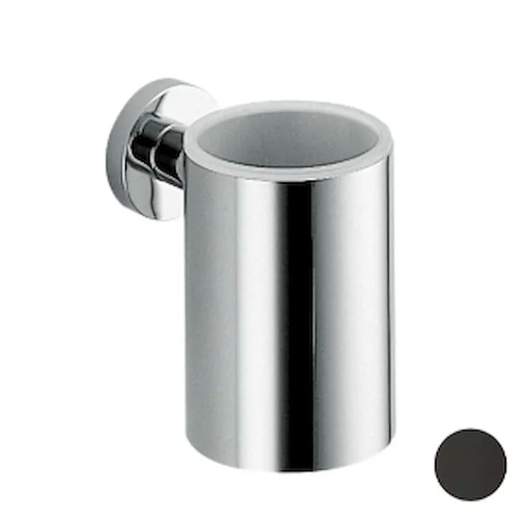 Plus porta bicchiere a parete inamovibile grafite codice prod: W49020GL product photo