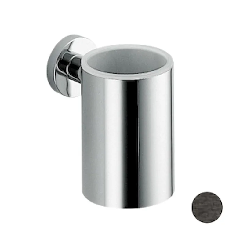 Plus porta bicchiere a parete inamovibile grafite opaco codice prod: W49020GM product photo