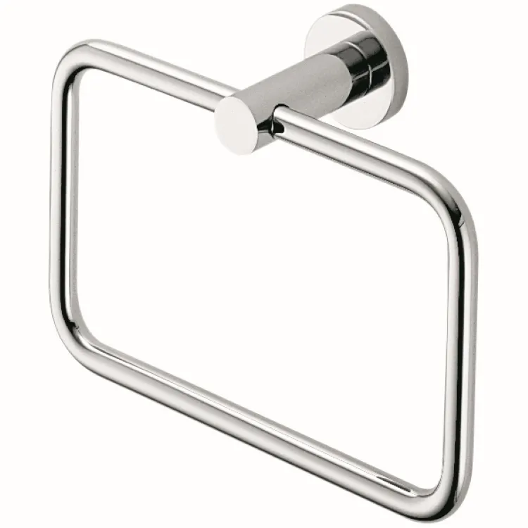 Plus porta salviette 21 cm ad anello cromato codice prod: W49310CR product photo