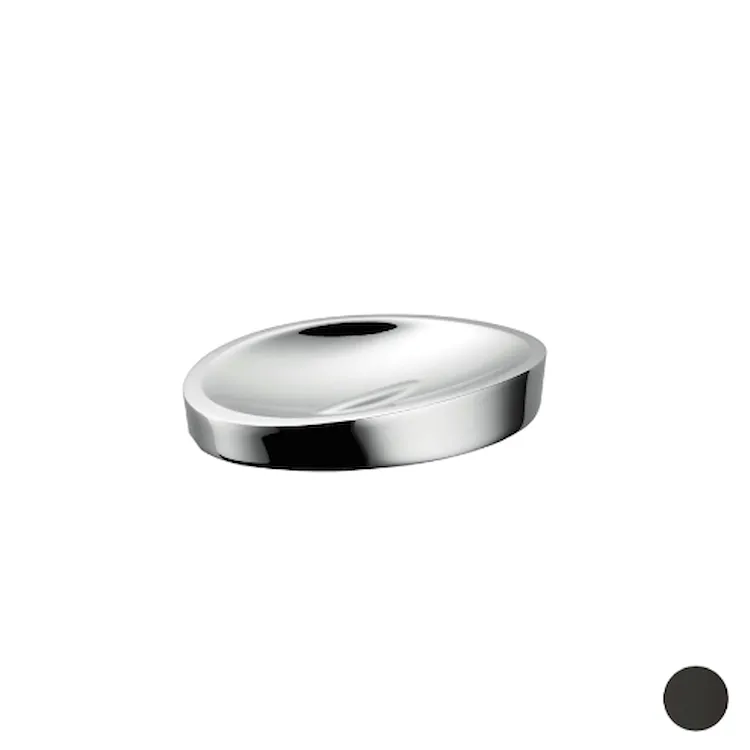 Plus porta sapone da appoggio grafite codice prod: W49400GL product photo