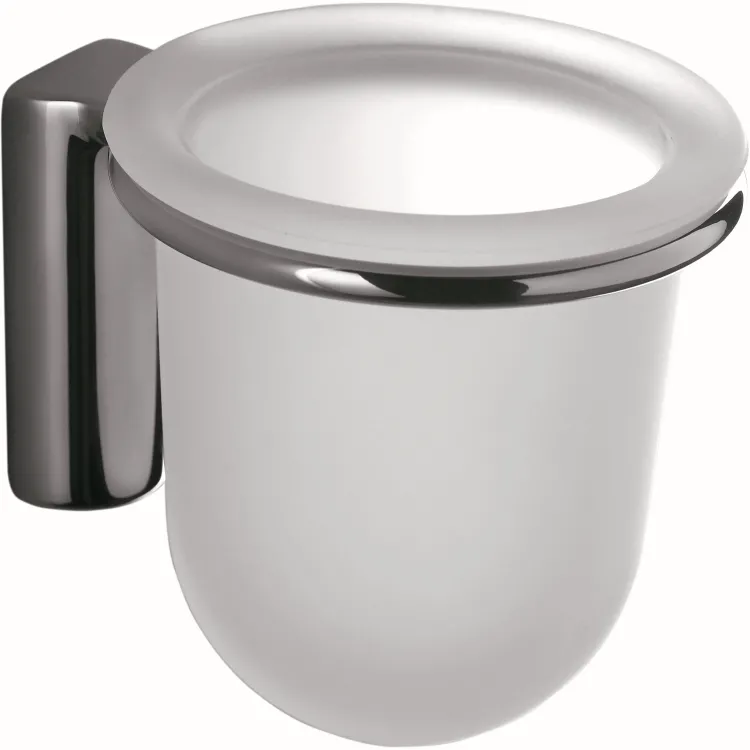 Porta bicchiere a muro cromato serie Luna codice prod: B01020CR-VAN product photo