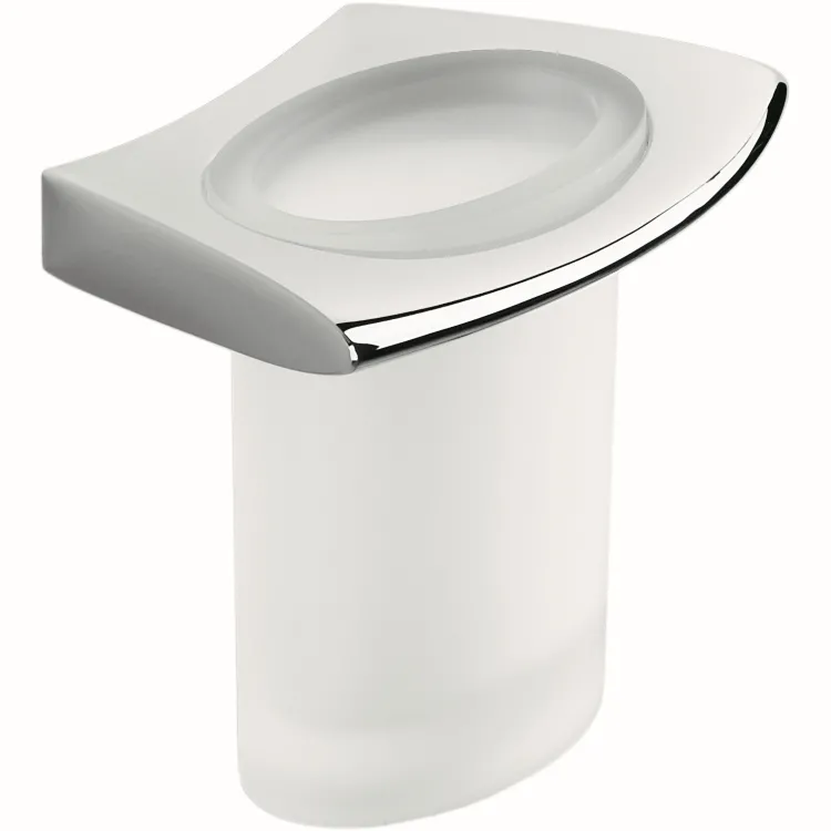 Porta bicchiere a parete cromato serie Land codice prod: B28020CR-VAN product photo